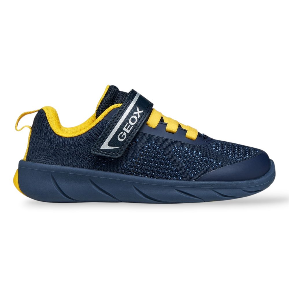 Levně Tmavě modré chlapecké barefoot tenisky Geox Foot-run - 24