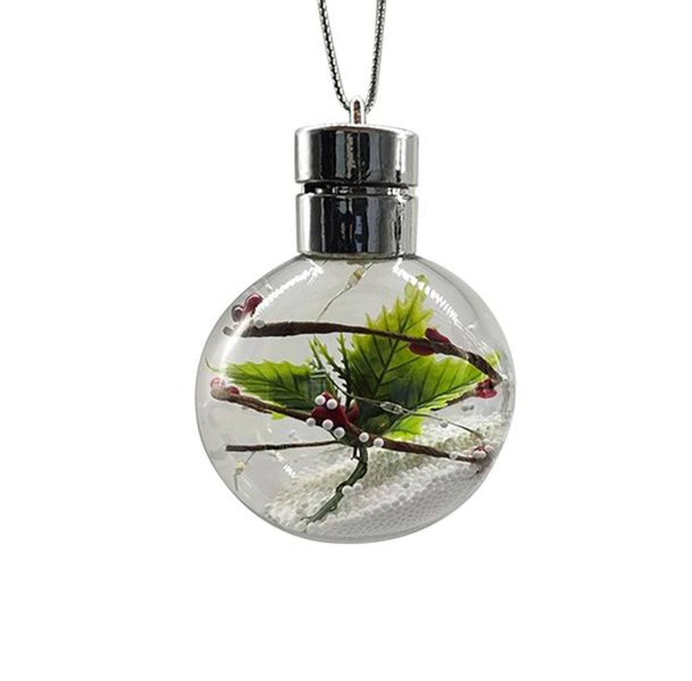 Levně TORO DEKORACE VÁN. KOULE SVÍTÍCÍ LED 7,5X7,5X9,5CM 2AS