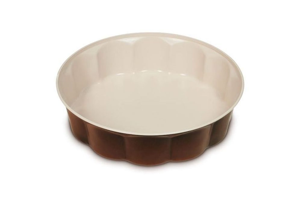 Levně forma koláč d26cm Fiorella, v. 6,8cm, CHOCO, nepřil.plech