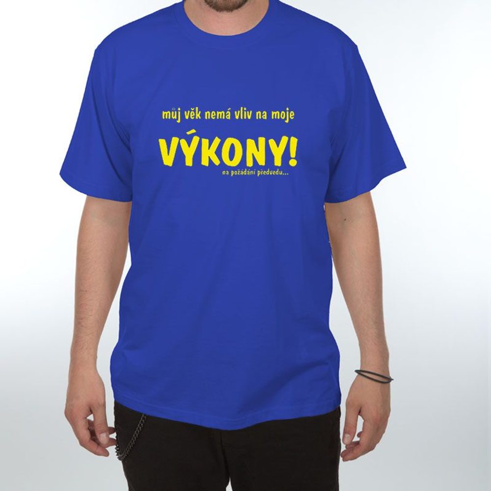 Můj věk nemá vliv na... - M královsky modrá