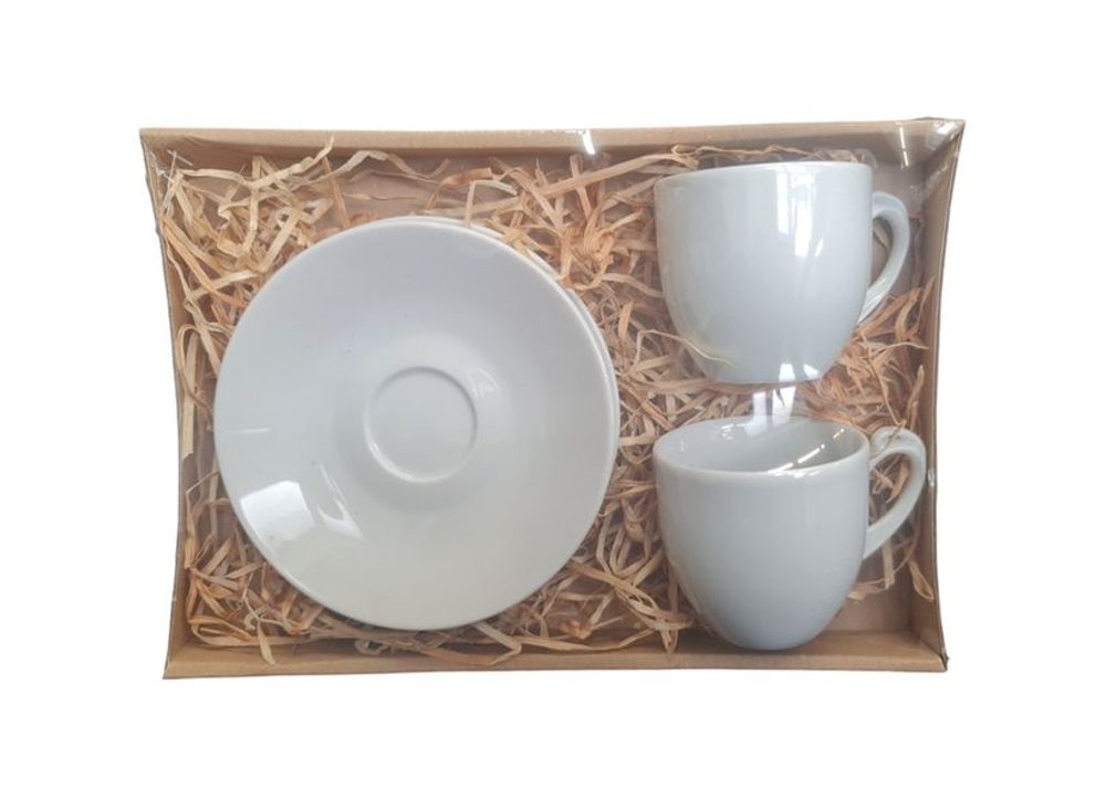 Levně šapo 80ml -2ks-ESPRESSO, bílý čs.porcelán