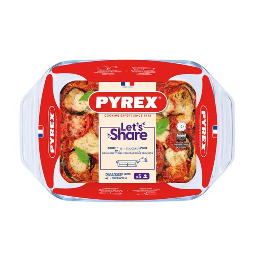 Levně Pyrex PEKÁČ SKLENĚNÝ PYREX 4 L, 39X25 CM
