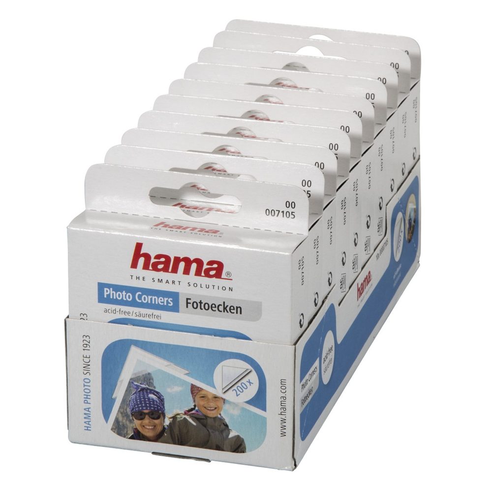 Levně Hama fotorůžky samolepící, transparentní, 200 ks