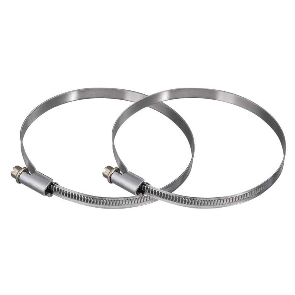 Levně Xavax objímka/svorka pro odvětrávací roury, průměr 110-130 mm, nerezová, set 2 ks (cena za set)