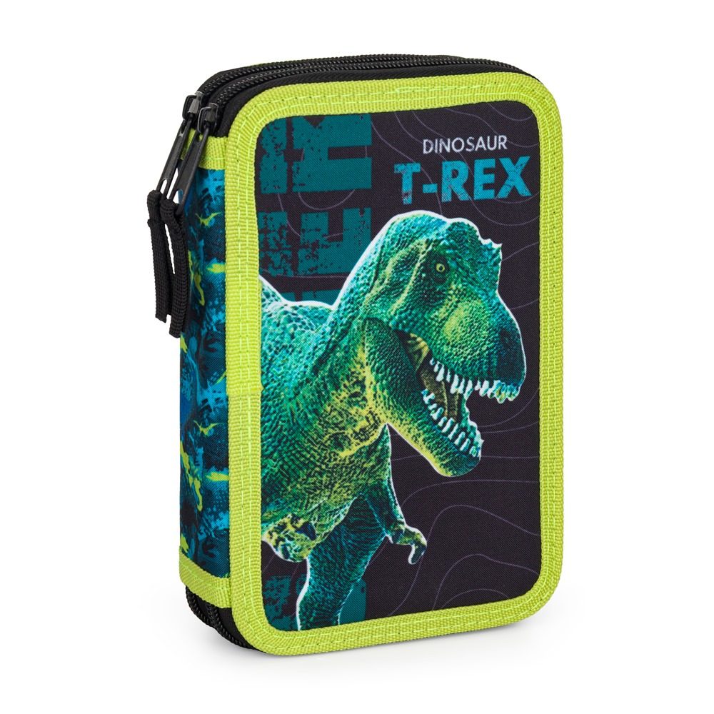 Levně Karton P+P Penál 2 p. prázdný Premium Dinosaurus