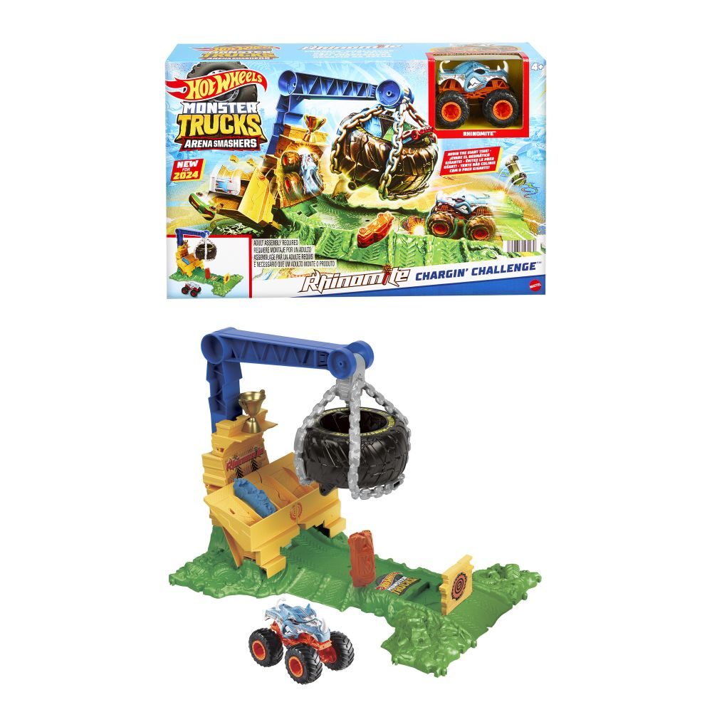 Levně HW MONSTER TRUCKS ARÉNA: VÝZVA PRO RHINOMITA HERNÍ SET