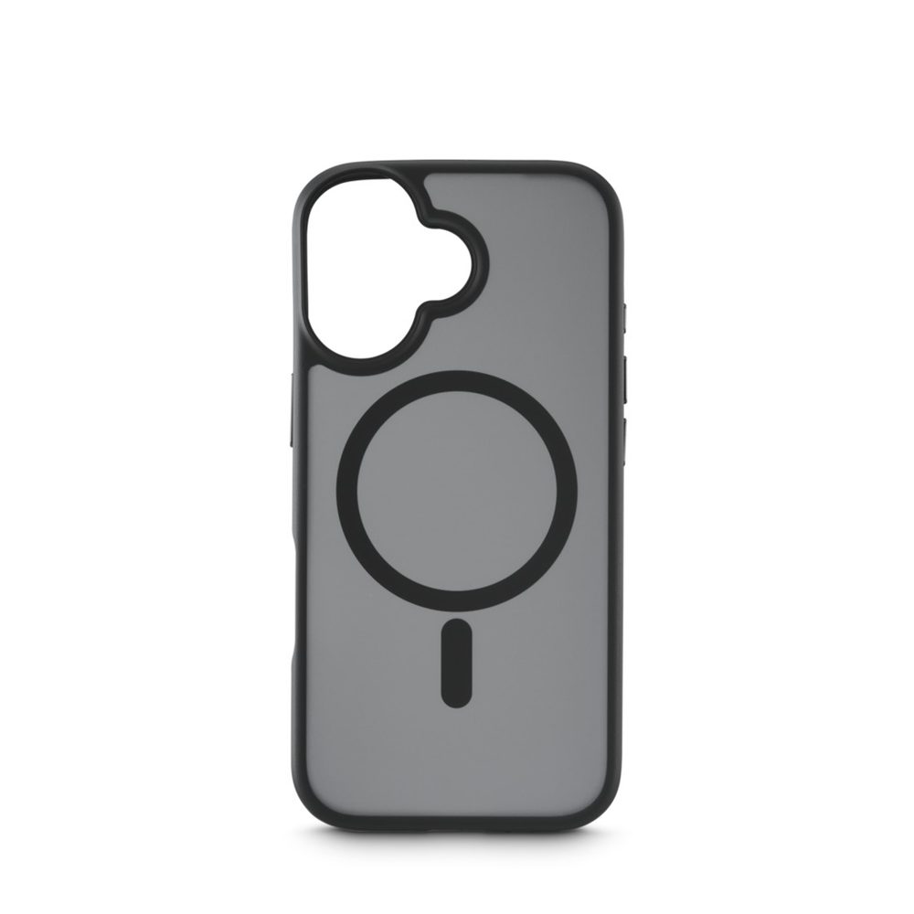 Levně Black Rock Hybrid Case, kryt pro Apple iPhone 17, magnetický, matný, poloprůhledný černý