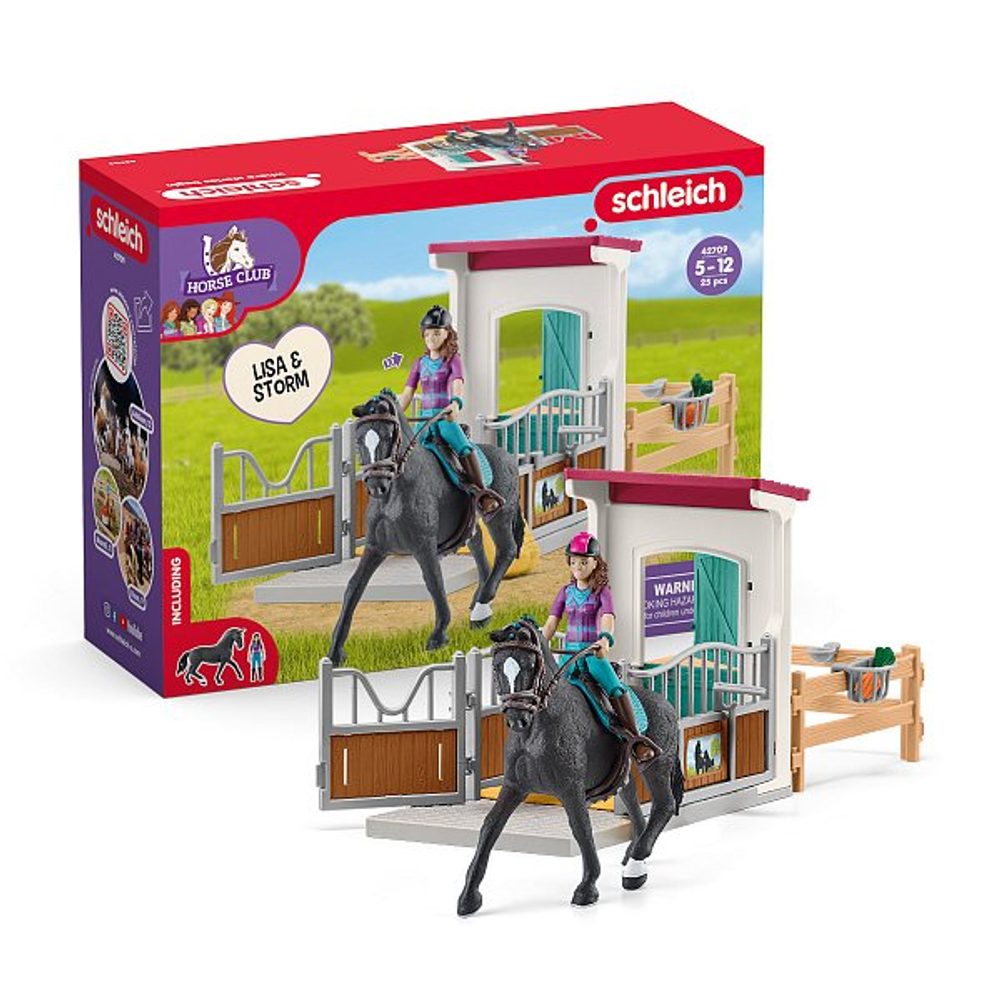 Levně SCHLEICH Box pro koně Lisa a Storm