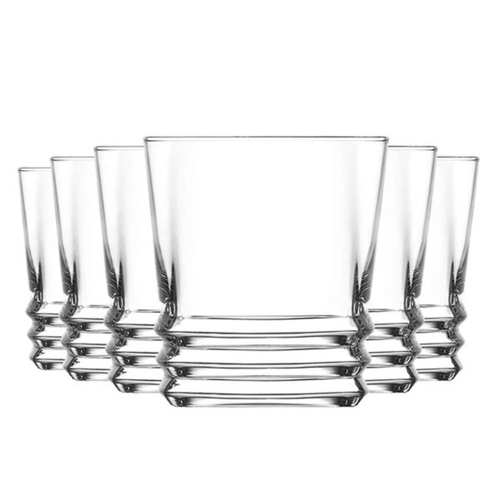 Levně sklen. 360ml, 6ks, ELG whisky (KNK,FAN,MAK)