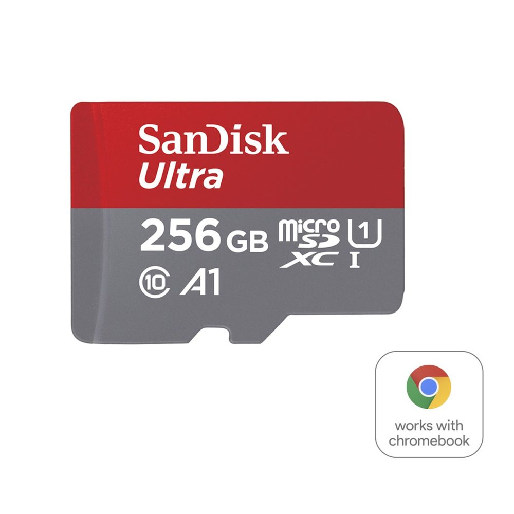 Levně SanDisk Ultra microSDXC card for Chromebooks 256 GB, 150 MB/s, UHS-I, s adaptérem