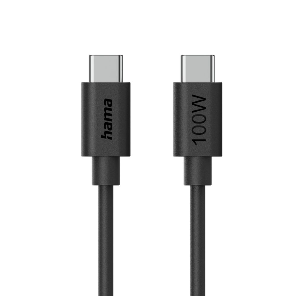 Levně Hama USB-C 2.0 kabel, 1,5 m, 100 W, Ecosential