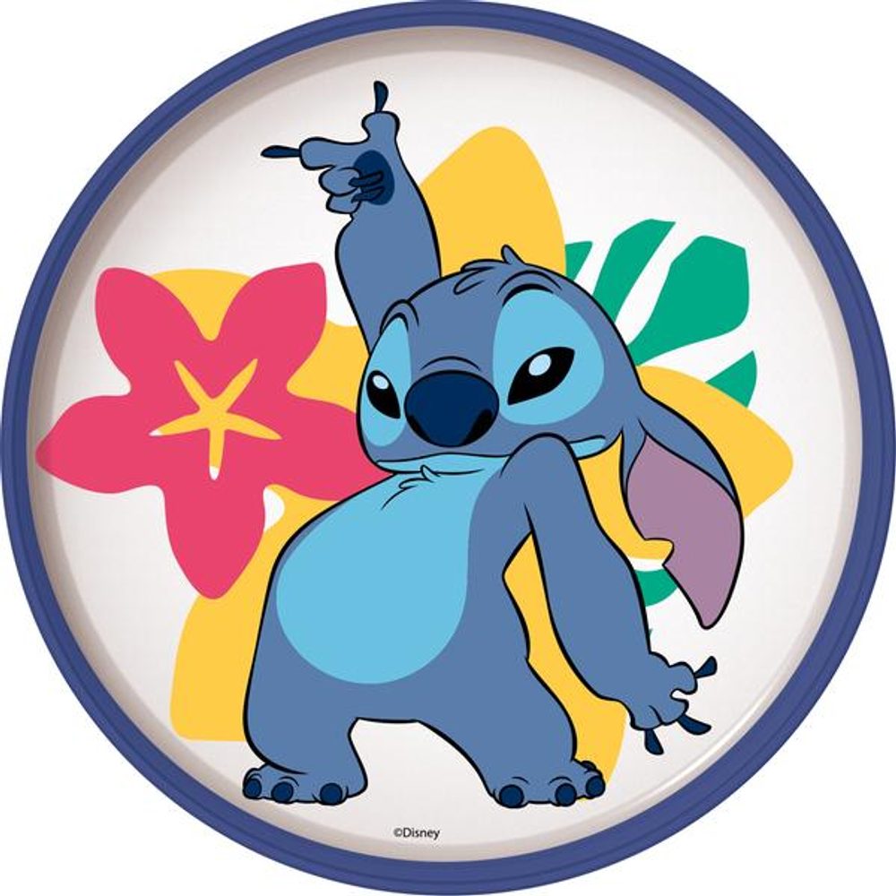 Levně STOR TALÍŘ S PROTISKLUZOVÝM DNEM STITCH 19,5X2,5CM,PLAS