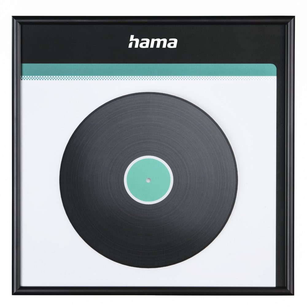 Levně Hama rám na obal gramofonové desky (LP/vinyl), 31,5x31,5 cm, hliníkový, matný černý