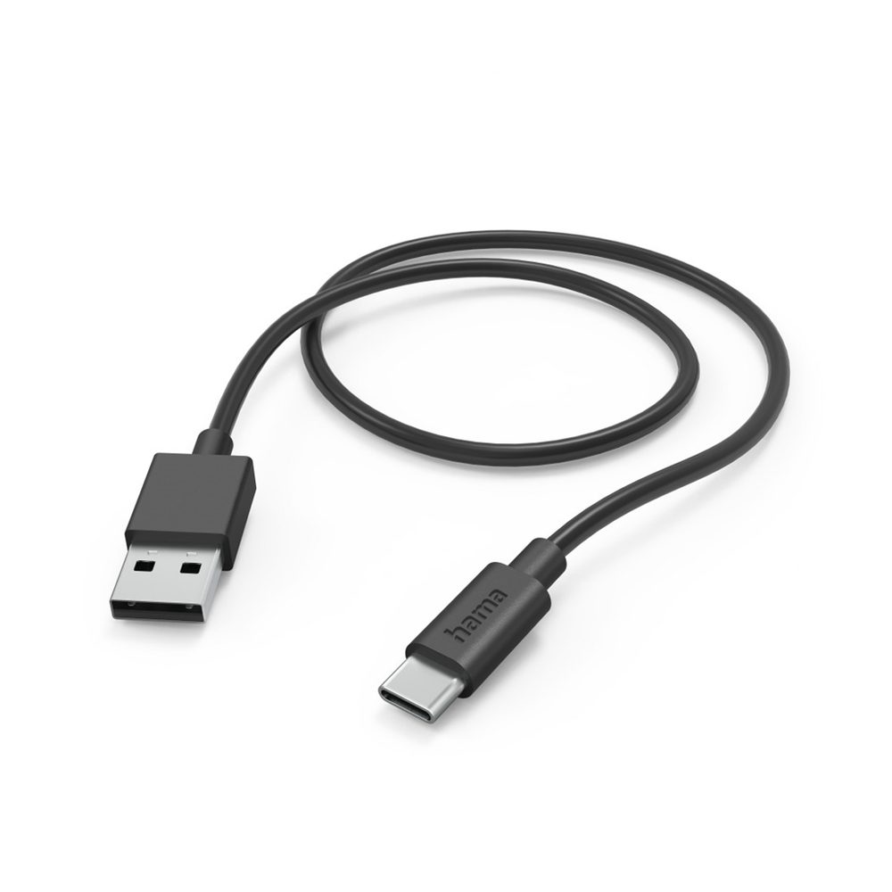 Levně Hama kabel USB-C 2.0 typ A-C 1 m, černá