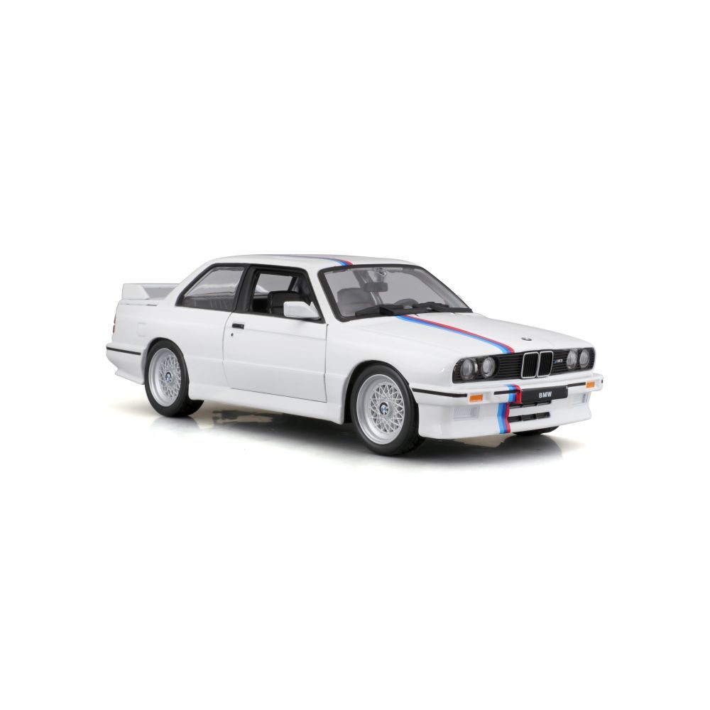 Orbico Bburago 1:24 Plus BMW 3 Series M3 1988 White