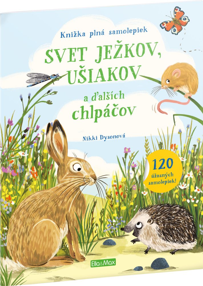 Levně SVET JEŽKOV, UŠIAKOV a ďalších chlpáčov – Kniha samolepiek
