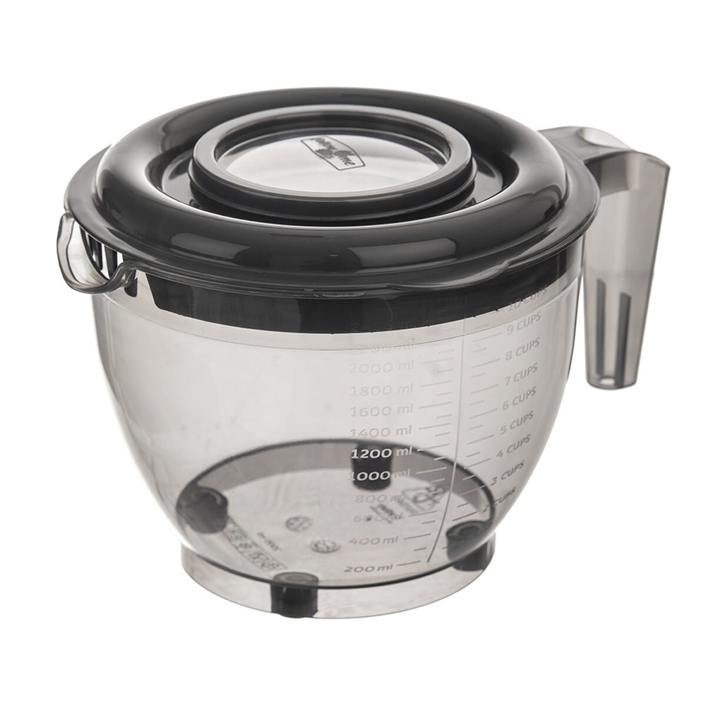 Levně Šlehací mísa GREY s víkem pr. 19 cm