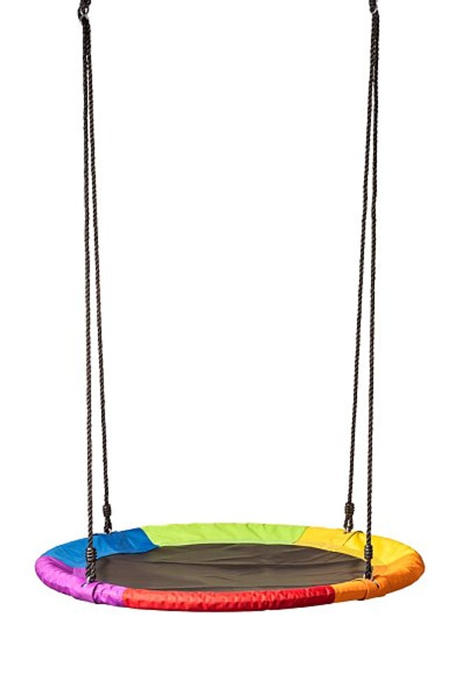 Levně Houpací kruh (průměr 100cm), duhový