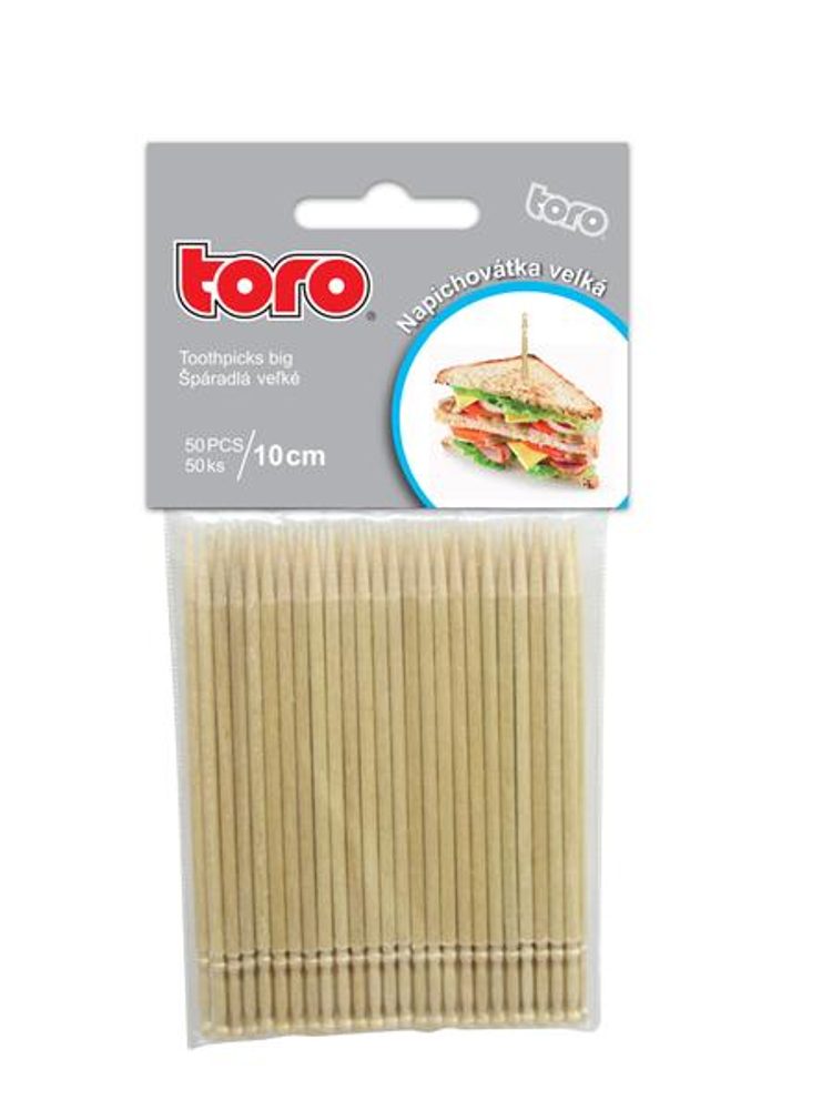 Levně TORO Napichovátka velká 50 ks, 10 cm