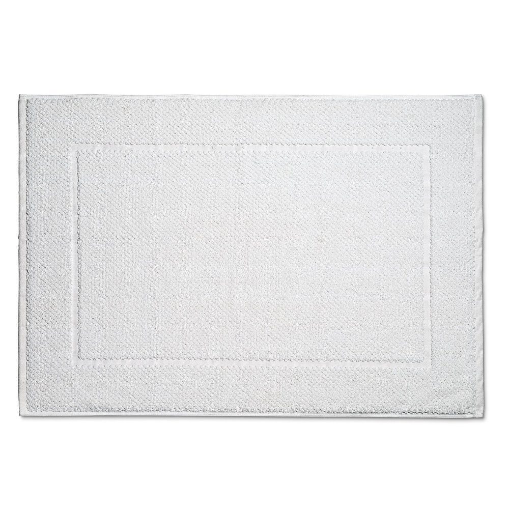 Levně KELA Koupelnová předložka LAVINIA 100% biobavlna bílá 50x70 cm KL-23910