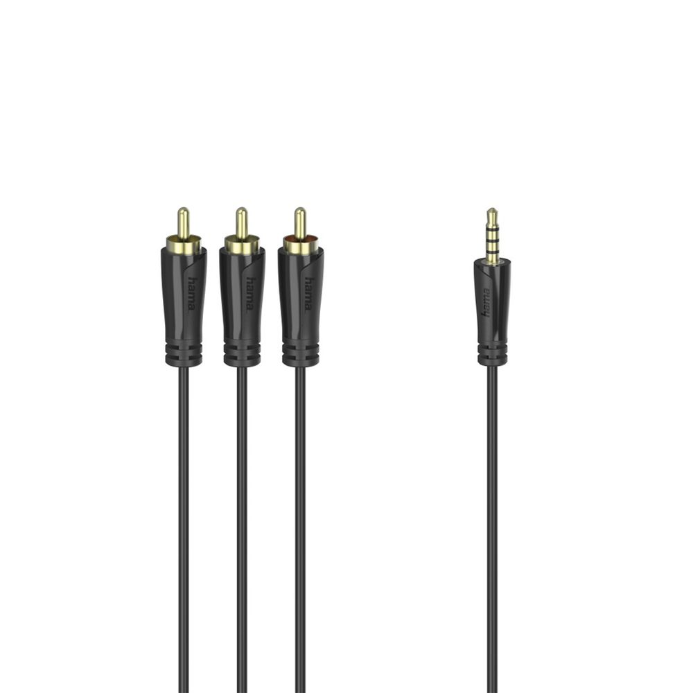 Levně Hama AV kabel jack-3cinch 1,5 m