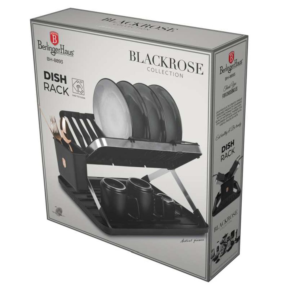 Levně BERLINGERHAUS Odkapávač na nádobí Black Rose Collection BH-8893
