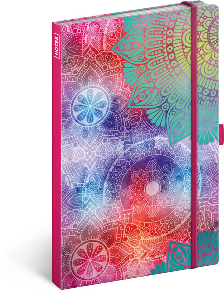 Levně Presco Group Notes Mandala, linkovaný, 13 × 21 cm