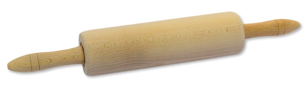 Levně válek d65x235 na těsto otočný, dřevo