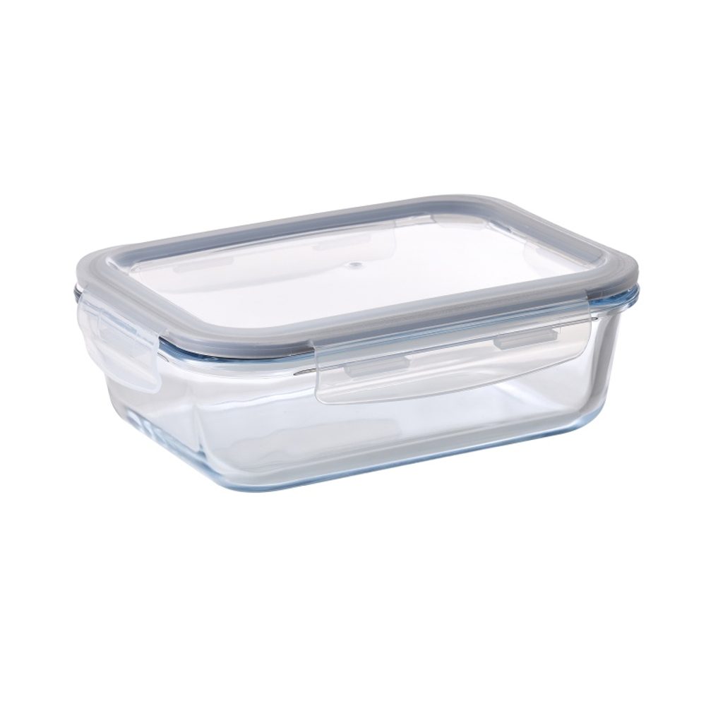 Levně BERGNER Dóza na potraviny borosilikátové sklo NATURALLY 1L BG-25311-MM