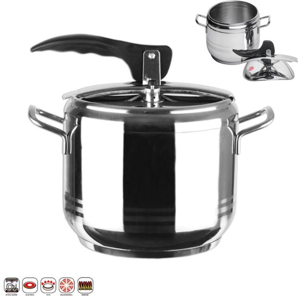 Levně hrnec tlak. 5,0l PROFI (d21x14,5cm), ucha, NR