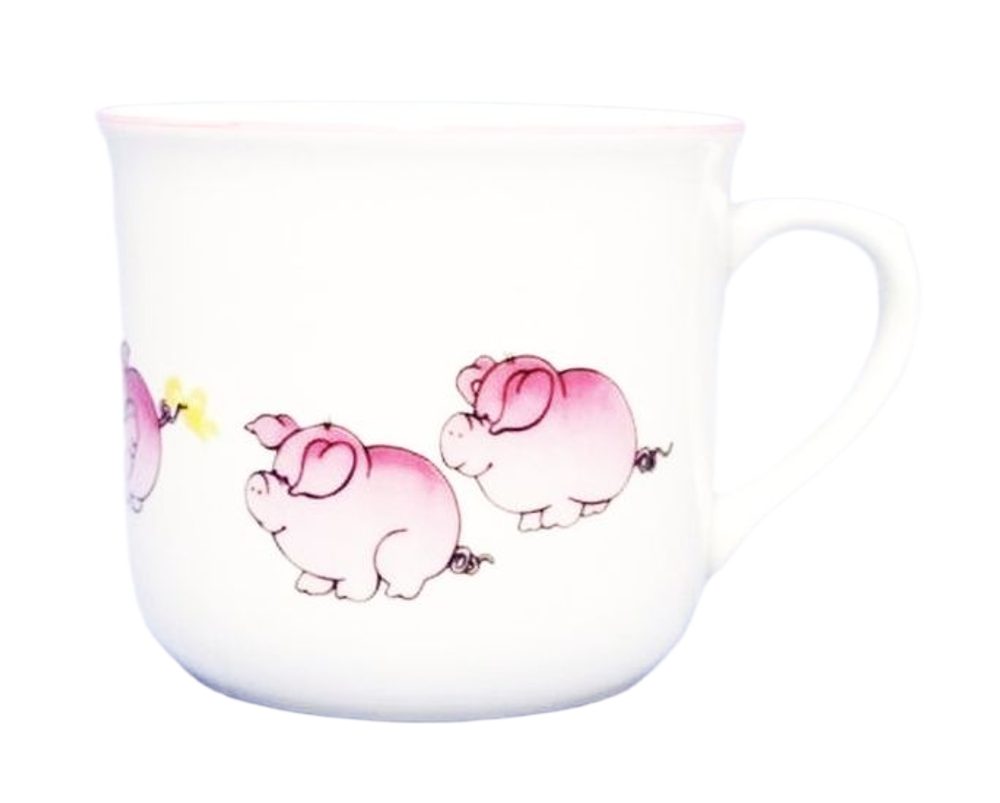 hrnek 650ml VAŘÁK-PRASÁTKA U981, čes.porc.