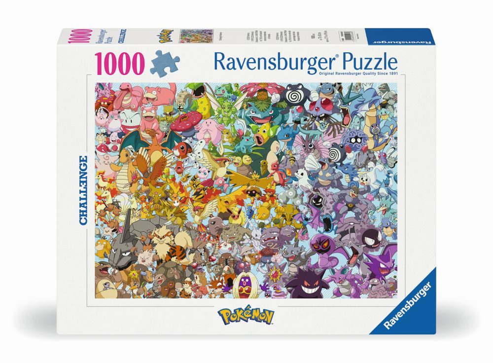 Levně Challenge Puzzle: Pokémon 1000 dílků