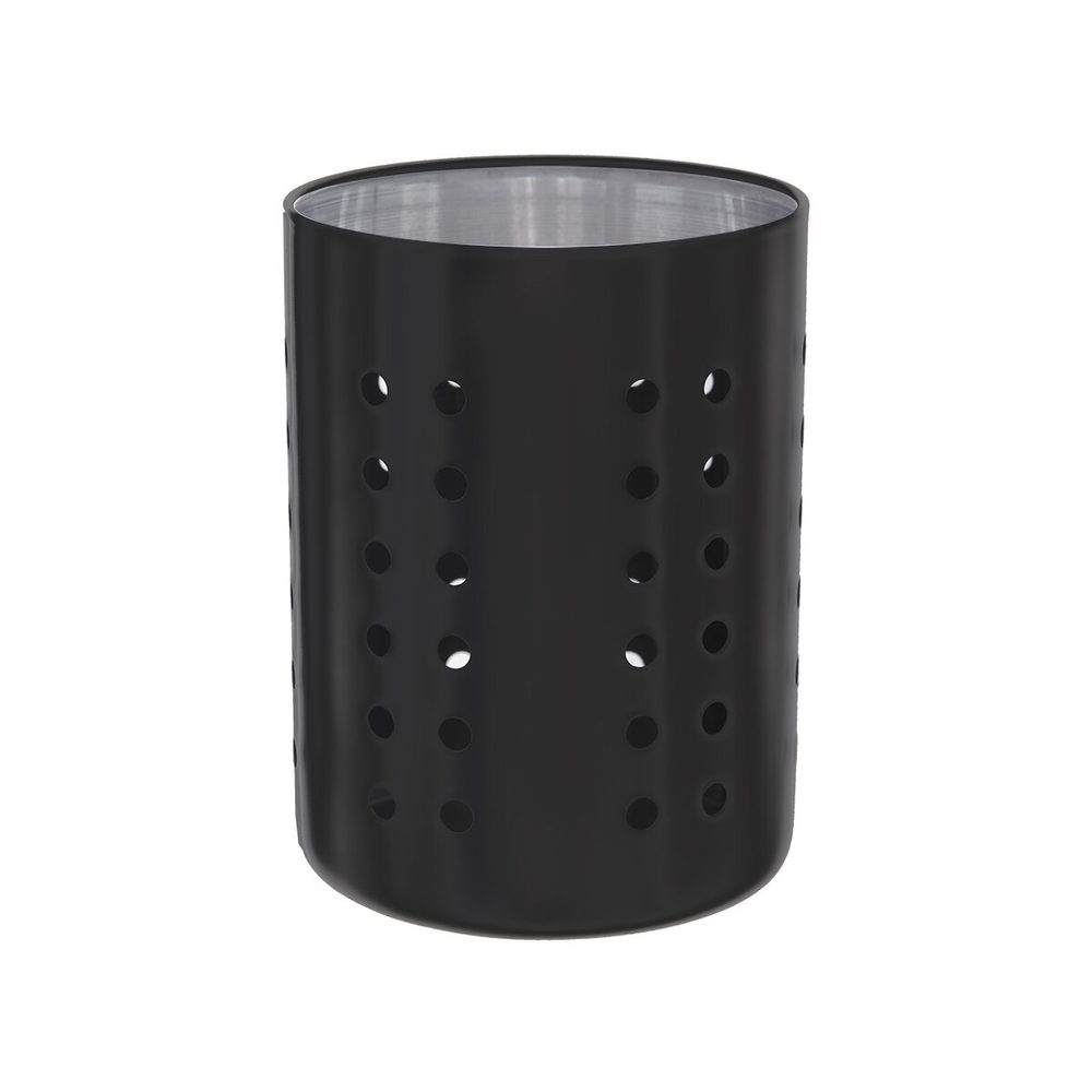 Levně Stojan na příbory BLACK pr. 9,3 cm