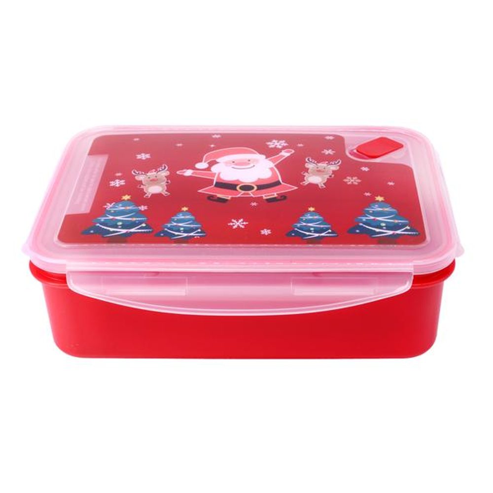 Levně TORO DÓZA S VENTILEM VÁNOČNÍ MOTIV 25.3*18.2*7.7CM 2,2L