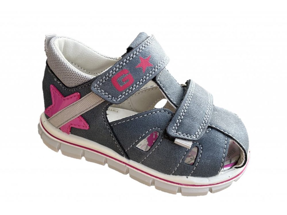 Levně Dětské letní boty, sandály IMAC 01207/006 - navy/fuchsia - 21