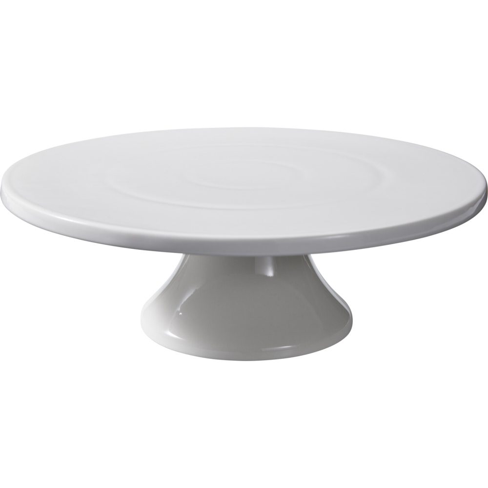 EXCELLENT HOUSEWARE Podnos na dort servírovací porcelán 28 cm bílý KO-210001740
