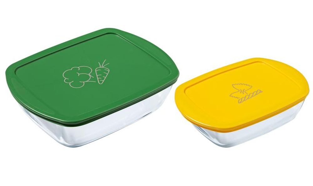 Levně Pyrex SADA OBDÉL. DÓZ PYREX 2KS, 1,2L+2,5L, SKLO
