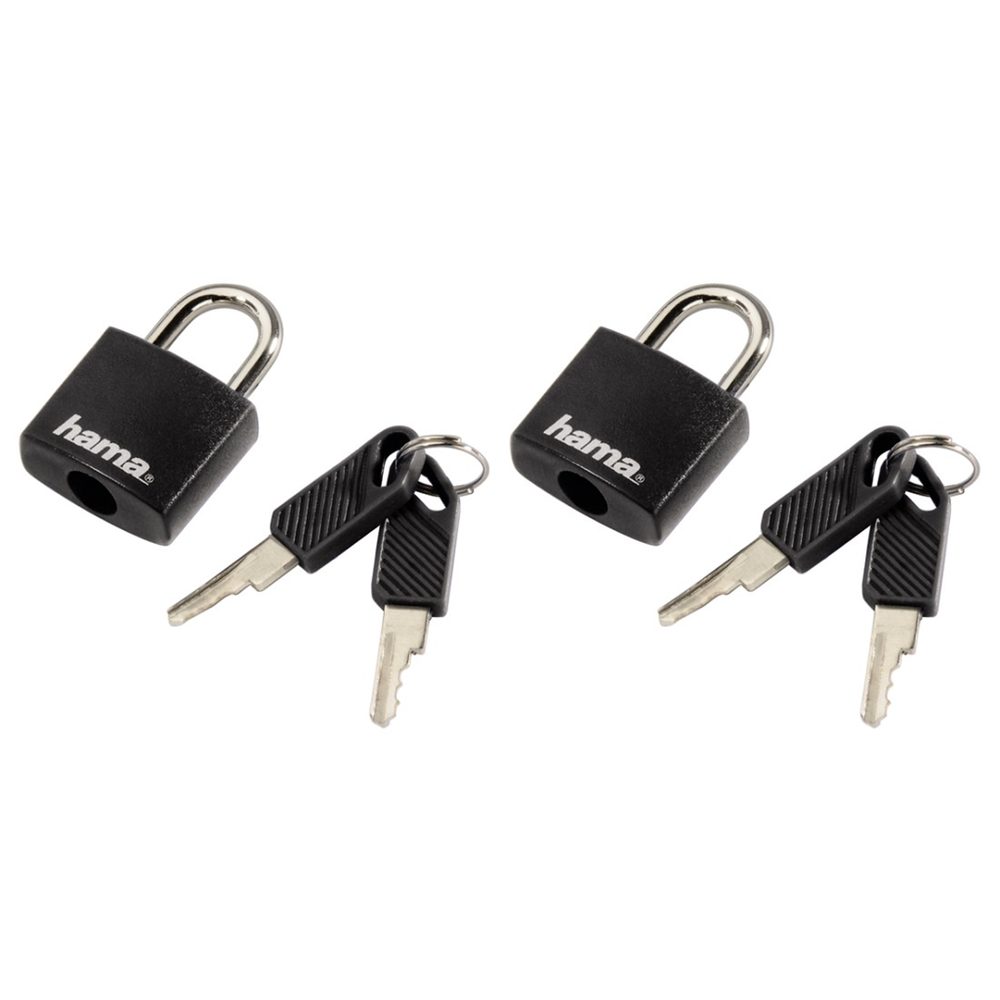 Levně Hama luggage Lock, set of 2, black