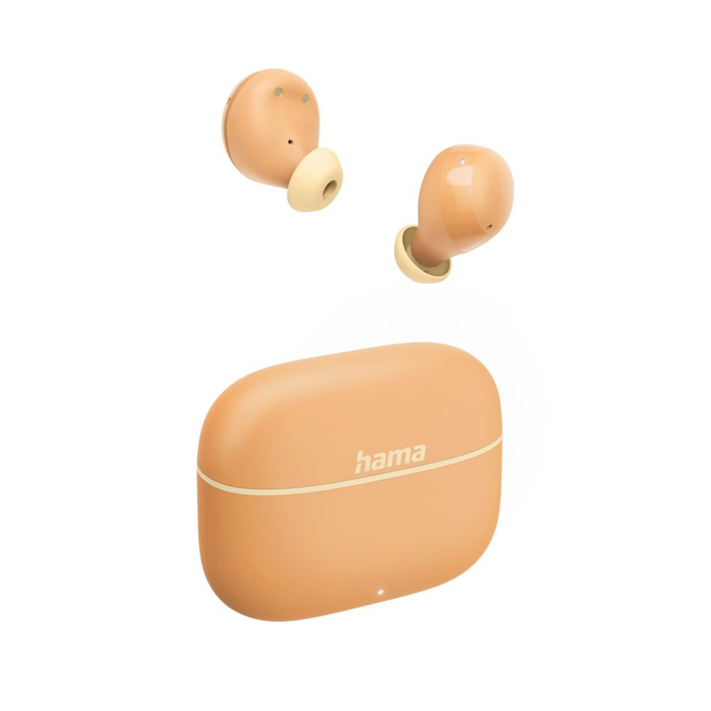 Levně Hama Bluetooth sluchátka Freedom Buddy II, špunty, oranžová