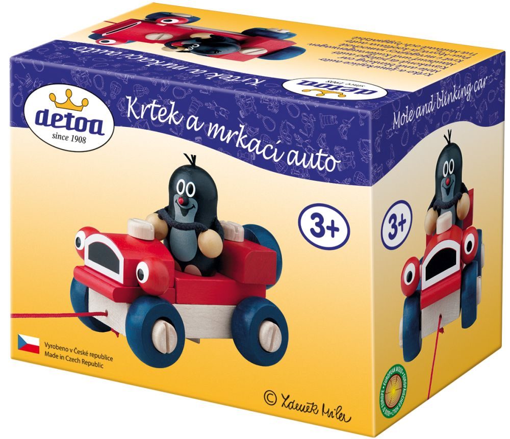 Levně Detoa Krtek a mrkací auto