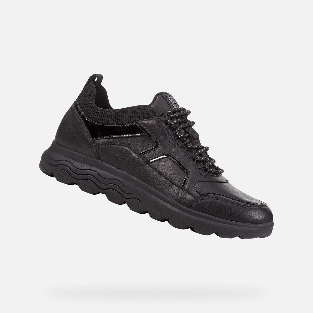 Černé dámské tenisky Geox Spherica - 37