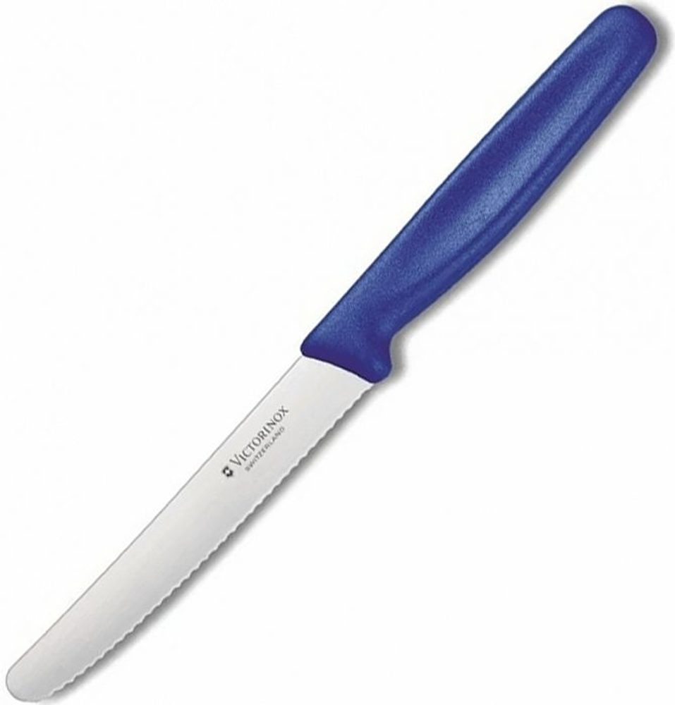 Levně nůž 11cm na rajčata MODRÝ VICTORINOX