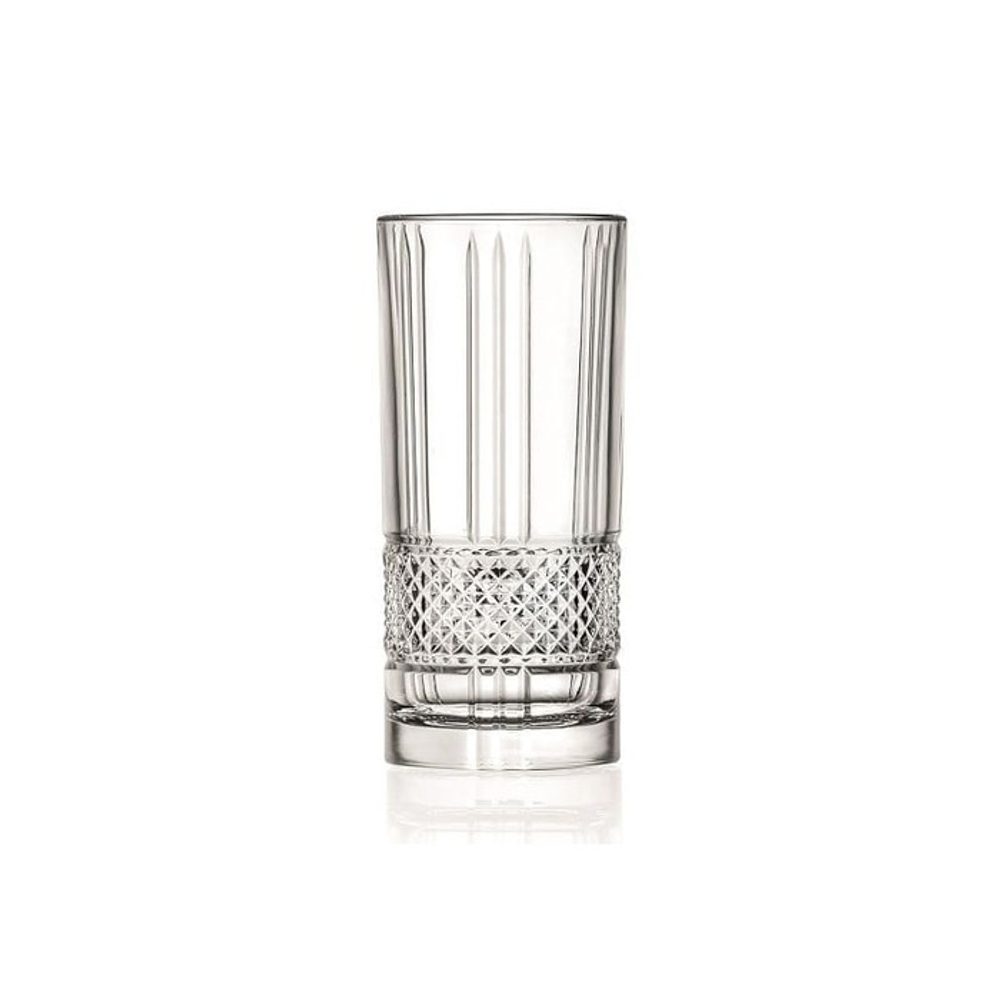 Levně sklen. 370ml, 6ks, RCR BRILLANTE, LONG DRINK, DB