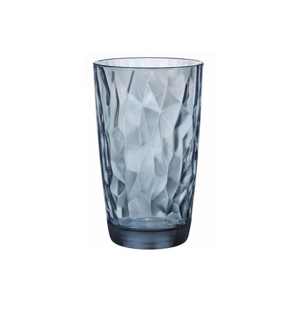 Levně sklen. 470ml, 1ks, DIAMOND modrá, Bormioli
