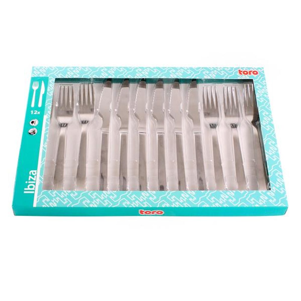 Levně TORO SADA STEAKOVÝCH PŘÍBORŮ TORO IBIZA, 12KS, NEREZ