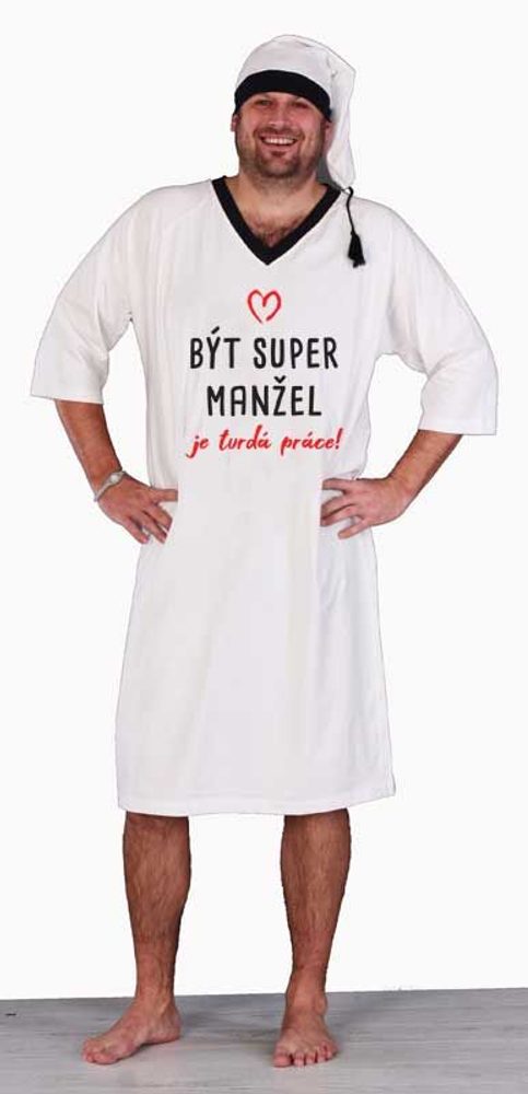 Noční košile - Být super manžel - XXL