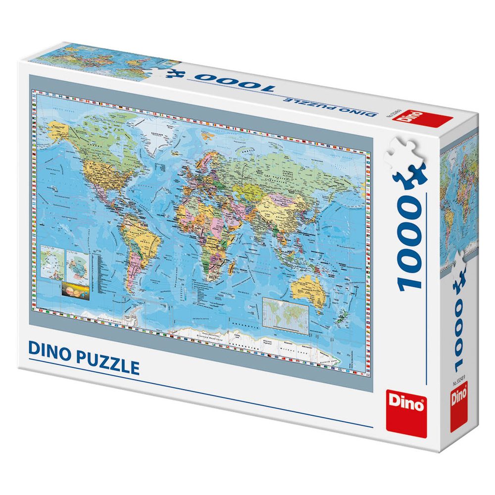 Levně Dino Politická mapa světa 1000D