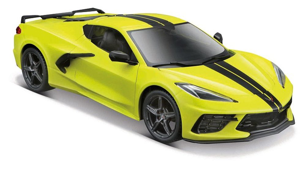 Levně Maisto - 2020 Chevrolet Corvette Stingray Coupe Z51, žlutá, 1:24