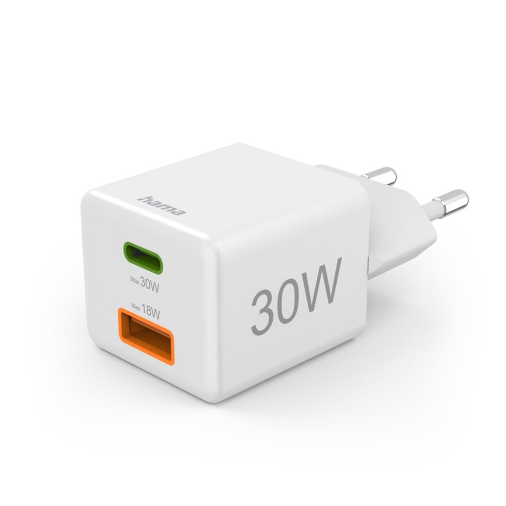 Hama rychlá USB nabíječka USB-C + USB-A, PD/QC, 30 W (obrázek 15)