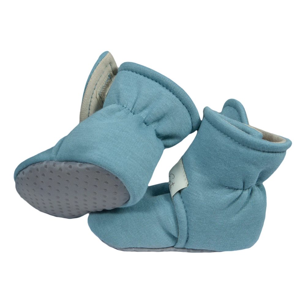 Levně ESITO Capáčky barefoot Warmkeeper ZOE Teal - modrá - 1 - délka stélky: 11 cm modrá